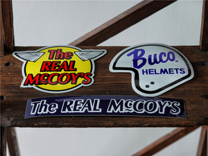 正规代理现货 The REAL McCOY'S WING MARK BUCO STICKER三款贴纸