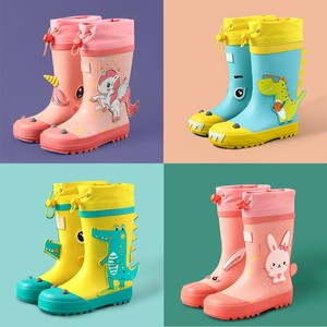 雨鞋冬天加绒儿童冬季2023年男童女童防滑防水鞋宝宝雨靴水靴中大