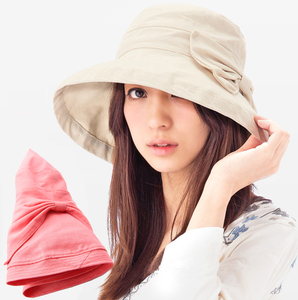日本帽子女夏天防紫外线UV遮脸布帽棉麻太阳帽韩版防晒休闲遮阳帽