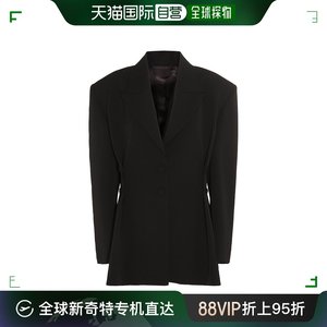 香港直邮潮奢 Givenchy 纪梵希 女士 黑色西装外套 BW30H113PW