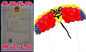 HENGDA KITE 1.4M Bat Design Kites Soft Dual Line Stunt Sport
