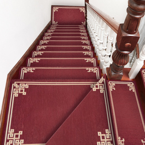现代中式楼梯踏步垫免胶自粘家用防滑垫复式台阶楼梯地毯满铺定制