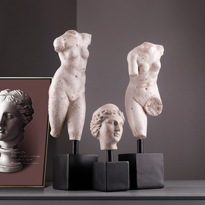北欧复古雕像小摆件雕塑古希腊人物样板房书房软装艺术品家居饰品