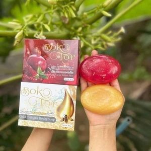 泰国 BokTor,洗面奶香皂洗脸,美白祛斑,祛痘,改善脸变白袋装 80g