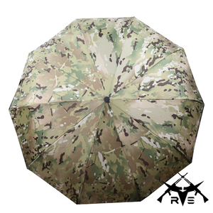 戎盛全自动雨伞mc迷彩折叠抗风加固男士军迷户外用品战术雨伞定制