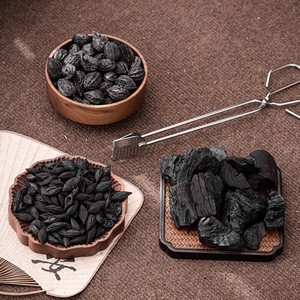 围炉煮茶碳无烟龙眼碳核桃炭橄榄果木炭家用速燃烧烤碳点火器夹子