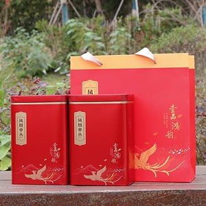 茶叶罐铁罐高档通用大号一斤凤凰单丛古树红茶大红袍包装铁盒定制