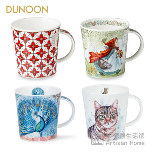 DUNOON英国骨瓷马克杯咖啡杯茶杯童话可爱杯子猫创意水杯320ml