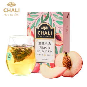 茶里蜜桃乌龙袋泡茶15包 ChaLi水果茶果粒茶三角茶包白桃花果茶包