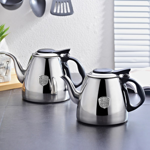 304茶壶单壶电磁炉专用平底烧水壶功夫茶具不锈钢小壶煮水壶单个