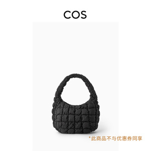 COS女士 迷你云朵包黑色新品0973537003