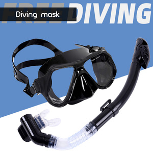 成人潜水镜装备套装浮潜二宝防水全干半干游泳眼镜可呼吸式管近视