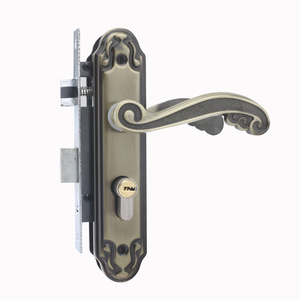 青古铜5030铝镁合金锁具老式塑钢阳台厨房卫生间铝合金门锁带钥匙