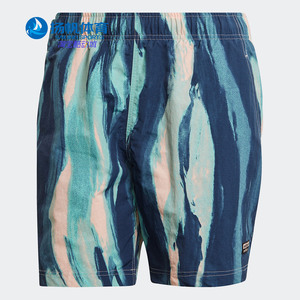 Adidas/阿迪达斯正品三叶草春季新款男子运动游泳短裤 GN3316