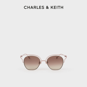 CHARLES&KEITH春夏墨镜CK3-71280416简约细边框太阳眼镜