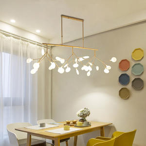 萤火虫北欧现代简约大气餐桌灯饭厅创意个性卧室餐厅灯具树枝吊灯