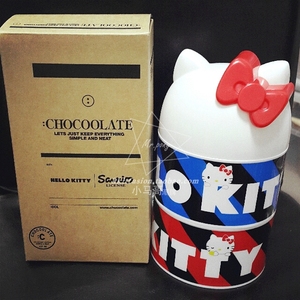 小马哥潮牌 CHOCOOLATE x Hello Kitty18KT猫可微波加热双层饭盒