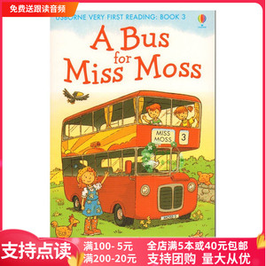 A Bus For Miss Moss 莫斯小姐的巴士汽车儿童英文绘本故事桥梁书