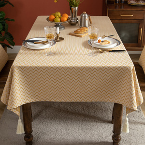 桌布长方形化妆台布北欧ins风棉麻高级感茶几桌布简约网红餐桌布