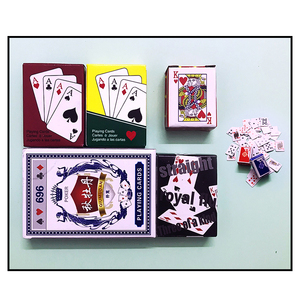 迷你小扑克牌可爱旅行装纸牌桌游卡牌便携版游戏牌创意礼品指甲牌