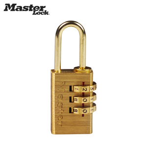 MasterLock玛斯特黄铜密码锁挂锁小号旅行箱包锁抽屉锁柜锁具620D