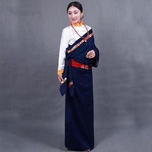 藏服女生活装单件袍子藏族藏服女装拉萨藏装康巴安多藏袍低价走量
