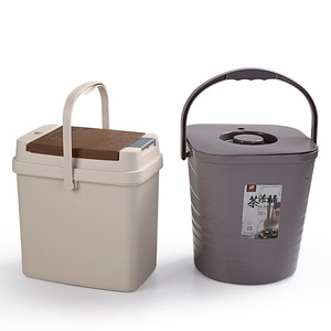 匠家茶桶茶渣桶茶水桶家用茶具排水桶接水废水桶塑料垃圾桶茶叶桶