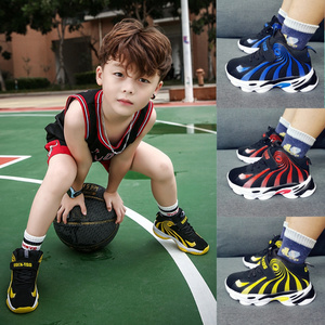 男童篮球鞋儿童鞋子4运动鞋5小学生6中大童7皮面8防水9男孩10岁12