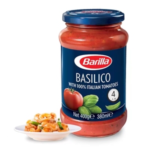 Barilla basilico  意大利进口百味来番茄·罗勒意面调味酱 400g