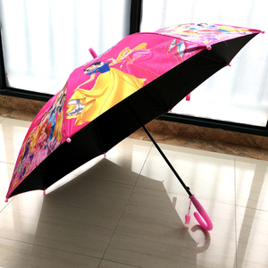 日本代购 白雪公主雨伞防紫外线儿童女童新款双层防夹手伞