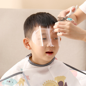 儿童理发遮面罩婴儿剪刘海神器一次性防碎发小孩宝宝剪头发挡板贴