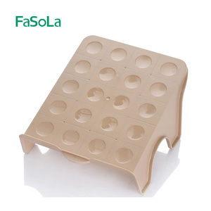 FaSoLa简易鞋架门口经济型塑料鞋托家用收纳神器节省空间简约鞋柜