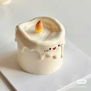 网红小火苗火花小水滴烘焙插件生日蛋糕装饰蜡烛简约可爱小鬼插件