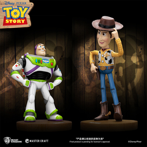 野兽王国迪士尼正版玩具总动员胡迪巴斯光年限量雕像手办摆件收藏