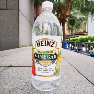 进口亨氏白醋酿造食醋凉拌 Heinz Distilled White Vinegar 946ml