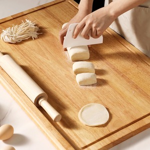 进口橡胶木揉面案板实木家用和面板擀面板厨房包饺子面板菜板大号