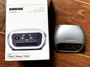 Shure/舒尔 MVI 便携数字音频接口/USB声卡录人声乐器支持苹果iOS