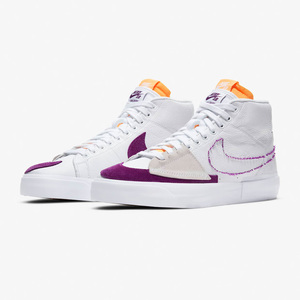 Nike SB Blazer Mid 开拓者休闲拆线男女高帮滑板板鞋 DA2189-100