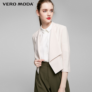 Vero Moda2017夏季新品时尚七分袖修身西服外搭