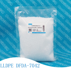 线性低密度聚乙烯树脂 LLDPE DFDA-7042   塑料颗粒 500g/袋
