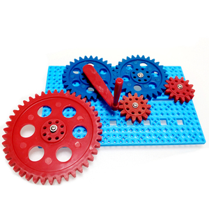 大号塑料齿轮组配件机器人DIY拼插玩具益智教具模型科技演示8cm