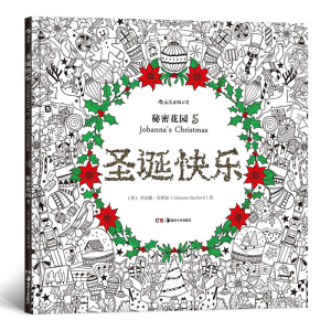 现货正版圣诞快乐：秘密花园5[英]乔汉娜·贝斯福湖南美术