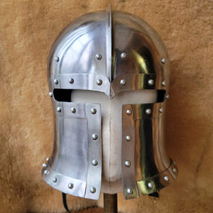 实时库存=中世纪魔兽世界盔甲 板甲头盔T面巴布塔头盔 可穿戴包邮