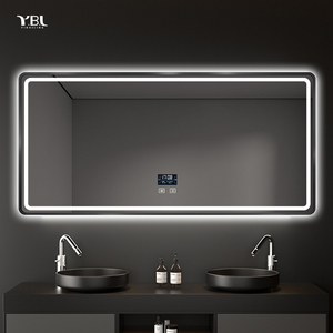 智能浴室镜带框挂墙式卫生间镜子led灯镜卫浴触摸屏厕所镜挂墙式