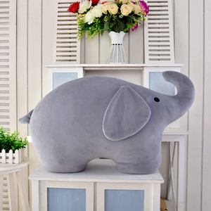 达齐DKK大象抱枕毛绒玩具大号安抚公仔卡通布娃娃动物睡觉靠垫软