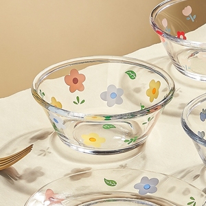 ins风水果碗玻璃碗家用特别好看的沙拉碗高颜值甜品小碗冰淇淋碗
