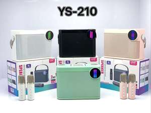 YS-210手提k歌蓝牙音箱手机麦克风无线USB便携KTV蓝牙户外音响