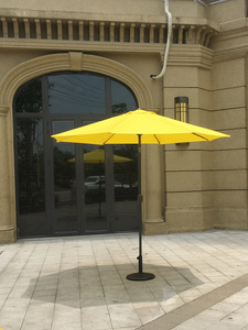 户外2.7米黄色景观装饰遮阳罗马沙滩圆伞桌面花园别墅阳台庭院伞