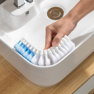 日本可弯曲刷子洗脸盆清洁刷洗漱台洗手盆浴室厨房台面清洗神器