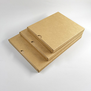 350G加厚牛皮纸台历盒装台历的空白盒可定制收纳盒竖版书包装盒